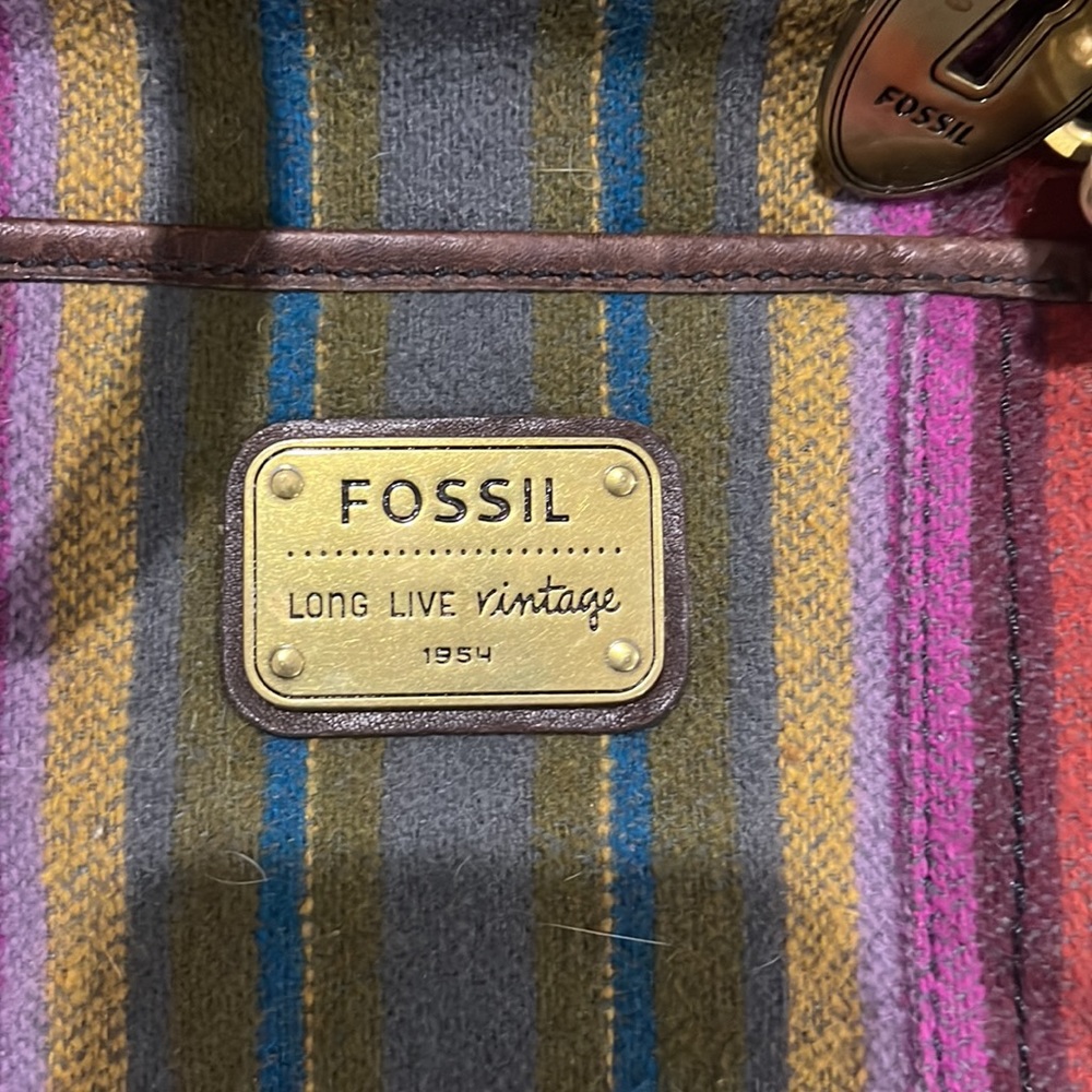 Fossil Long Live Vintage Wool Crossbody - image 7